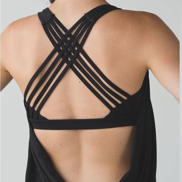 Lululemon Wild Tank Black Tank Top Size: 6 - Picture 13 of 15